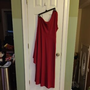 Elegant Red Evening Dress